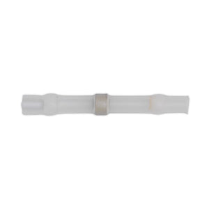 Sealey Heat Shrink Butt Connector Solder Terminal 24-22 AWG White - Pack of 25