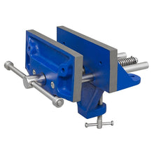 Load image into Gallery viewer, Sealey Woodworking Vice 150mm (6&quot;), Clamp Mount
