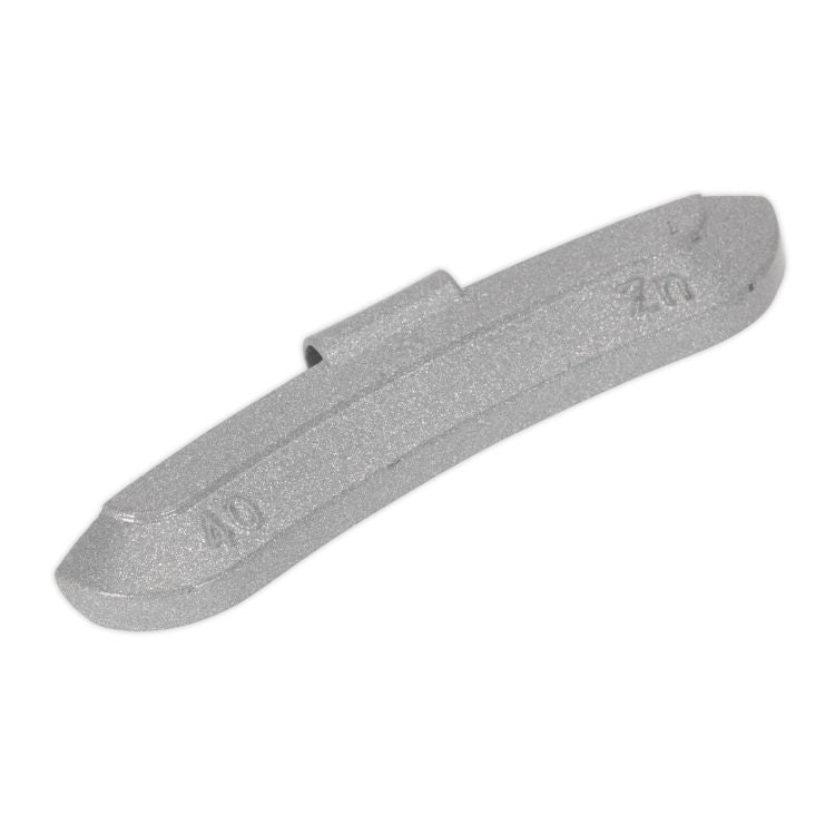 Sealey Wheel Weight 40g Hammer-On Zinc for Steel Wheels - Pack of 50