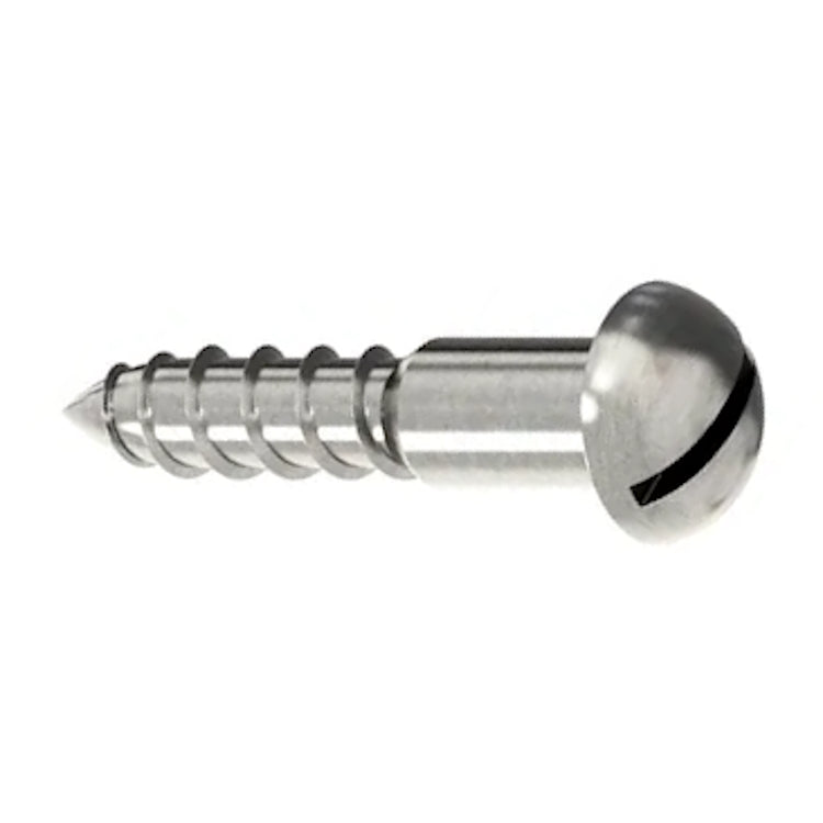 Wood Screw 3mm Slotted Round Head - DIN 96
