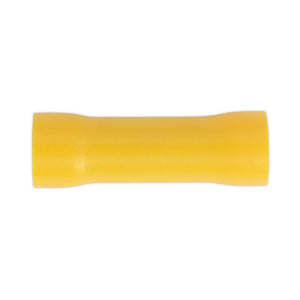 Sealey Butt Connector Terminal 5.5mm Yellow - Pack of 100