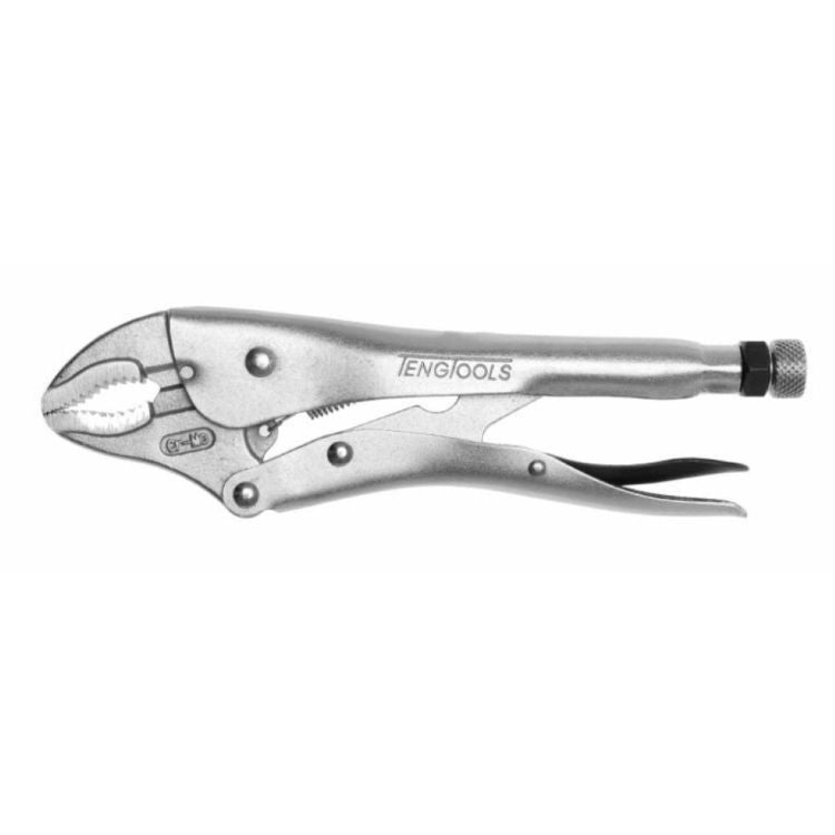 Teng Plier Power Grip Curved Jaw 10