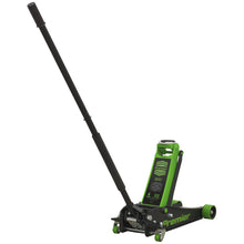 Load image into Gallery viewer, Sealey Trolley Jack 4 Tonne Low Profile Rocket Lift Green

