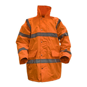 Sealey Hi-Vis Motorway Jacket - Quilted Lining