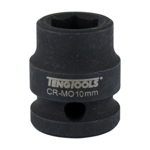 Teng Impact Socket Stubby 1/2" Drive 10mm