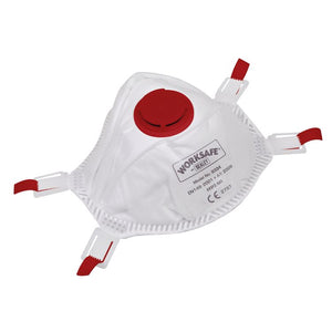 Sealey Cup Mask Valved FFP3 - Pack of 10
