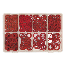 Load image into Gallery viewer, Sealey Fibre Washer Assortment 600pc - Metric
