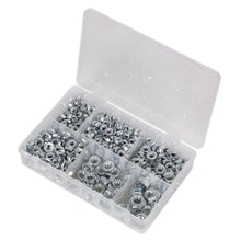 Load image into Gallery viewer, Sealey Flange Nut Assortment 390pc M5-M12 Serrated Metric
