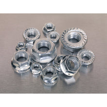 Load image into Gallery viewer, Sealey Flange Nut Assortment 390pc M5-M12 Serrated Metric
