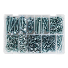 Load image into Gallery viewer, Sealey Self-Drilling Screw Assortment 410pc Hex Head Zinc
