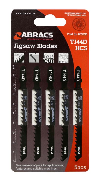 Abracs Jigsaw Blade Wood T144D (5pcs)