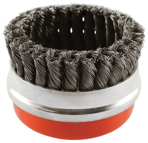 Abracs Wire Brush Twist Knot Cup 95mm x M14