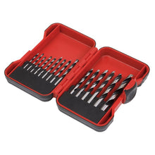 Load image into Gallery viewer, Sealey Brad Point Wood Drill Bit Set 15pc
