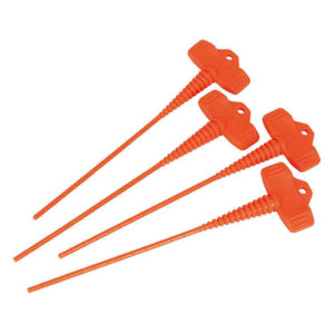 Sealey Applicator Nozzle Stopper - Pack of 4