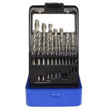 Load image into Gallery viewer, Sealey HSS Split Point Fully Ground Drill Bit Set 19pc Metric
