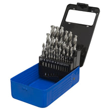 Load image into Gallery viewer, Sealey HSS Split Point Fully Ground Drill Bit Set 25pc Metric
