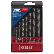 Load image into Gallery viewer, Sealey Tungsten Carbide Tipped Masonry Drill Bit Set 8pc
