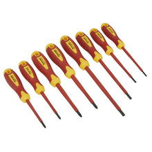 Load image into Gallery viewer, Sealey Screwdriver Set 8pc VDE Approved (Premier)
