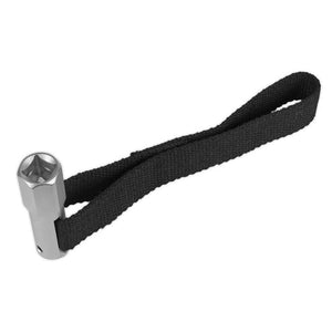 Sealey Oil Filter Strap Wrench 120mm Capacity 1/2" Sq Drive