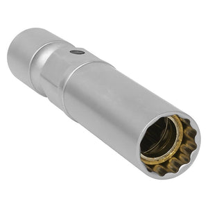 Sealey Spark Plug Socket, Universal Joint 14mm 3/8" Sq Drive 12pt