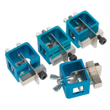 Load image into Gallery viewer, Sealey Butt Welding Clamp Set 4pc
