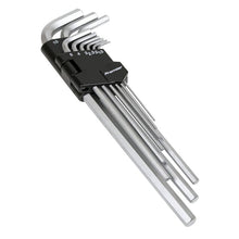Load image into Gallery viewer, Sealey Hex Key Set 9pc Extra-Long - Metric (Premier)
