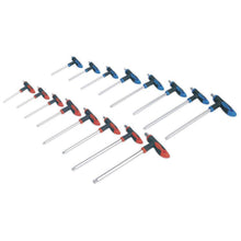 Load image into Gallery viewer, Sealey T-Handle TRX-Star* &amp; Hex Key Set 16pc (Premier)
