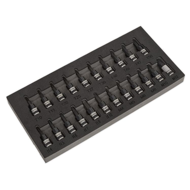 Sealey TRX-Star*/Hex/Spline Socket Bit Set 22pc 3/8