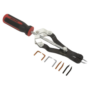 Sealey Circlip Pliers Heavy-Duty Professional Internal/External with 5 Tip Sets (Premier)