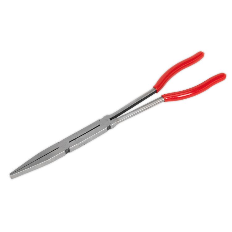 Sealey Flat Nose Pliers Double Joint Long Reach 335mm (13