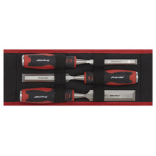 Load image into Gallery viewer, Sealey Hammer-Thru Wood Chisel 3pc Set (Premier)
