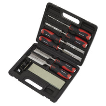 Load image into Gallery viewer, Sealey Hammer-Thru Wood Chisel 8pc Set (Premier)
