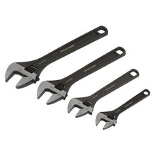 Load image into Gallery viewer, Sealey Adjustable Wrench Set 4pc (Premier)

