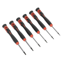Load image into Gallery viewer, Sealey Precision Security TRX-Star* Screwdriver Set 6pc (Premier)
