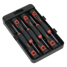 Load image into Gallery viewer, Sealey Precision Security TRX-Star* Screwdriver Set 6pc (Premier)
