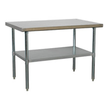 Load image into Gallery viewer, Sealey Stainless Steel Workbench 1.2M
