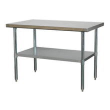 Load image into Gallery viewer, Sealey Stainless Steel Workbench 1.2M
