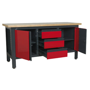 Sealey Workstation, 3 Drawers & 2 Cupboards