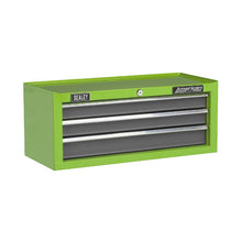 Load image into Gallery viewer, Sealey Mid-Box 3 Drawer Ball-Bearing Slides - Green/Grey
