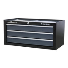 Load image into Gallery viewer, Sealey Mid-Box 3 Drawer Ball-Bearing Slides - Black/Grey (Siegen)
