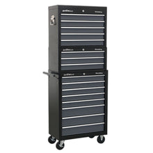 Load image into Gallery viewer, Sealey Toolchest Combination 16 Drawer Ball-Bearing Slides - Black/Grey (Siegen)
