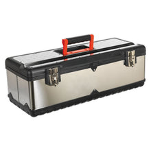 Load image into Gallery viewer, Sealey Stainless Steel Toolbox 660mm, Tote Tray
