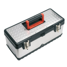 Load image into Gallery viewer, Sealey Stainless Steel Toolbox 660mm, Tote Tray

