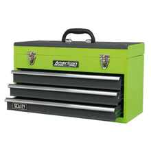 Load image into Gallery viewer, Sealey Toolchest 3 Drawer Portable, Ball-Bearing Slides - Green/Grey
