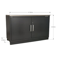 Load image into Gallery viewer, Sealey Modular Floor Cabinet 2 Door 1550mm Heavy-Duty
