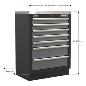 Sealey Modular 7 Drawer Cabinet 680mm