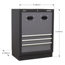 Load image into Gallery viewer, Sealey Modular Reel Cabinet 680mm
