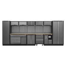 Load image into Gallery viewer, Sealey Superline PRO 4.9M Storage System - Pressed Wood Worktop (APMSSTACK15W)
