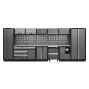 Sealey Superline PRO 4.9M Storage System - Pressed Wood Worktop (APMSSTACK15W)