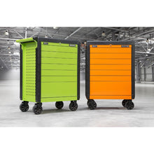 Load image into Gallery viewer, Sealey Rollcab 7 Drawer Push-To-Open Orange
